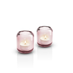 2 Acorn tealight holder Rose