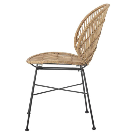 Fiore Dining Chair, Nature, Rattan