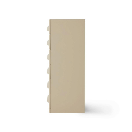 Chest of 6 drawers, cream