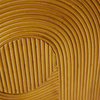 Rattan wall panel curl