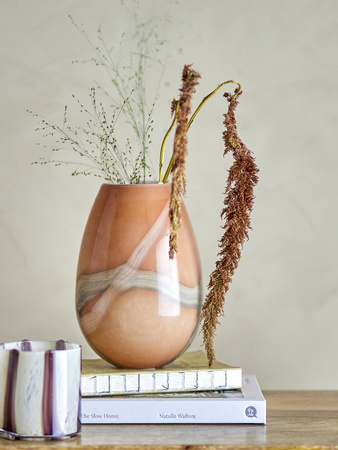 BLOOMINGVILLE SHAWL Vase Orange