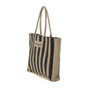 Bergamo Shopping Bag, Black, Jute