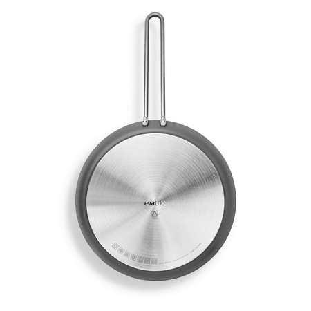 Patelnia z powłoką ceramiczną Slip-Let® Eva Trio GREY LINE szara rozmiar L