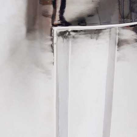 Stolik boczny HKLIVING STONEWARE srebrny