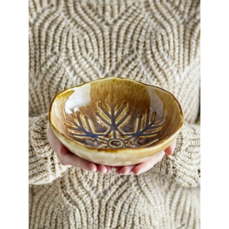 Acco Bowl, Brown, Stoneware