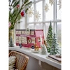 Edward Calendar w/light, Red, Plywood