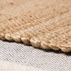 Round woven hemp rug (250x250cm)