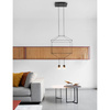 Lampa wisząca VIBIA Wireflow 3D czarna Casambi 2700K