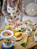 Agnes Tableware Set, White, Stoneware