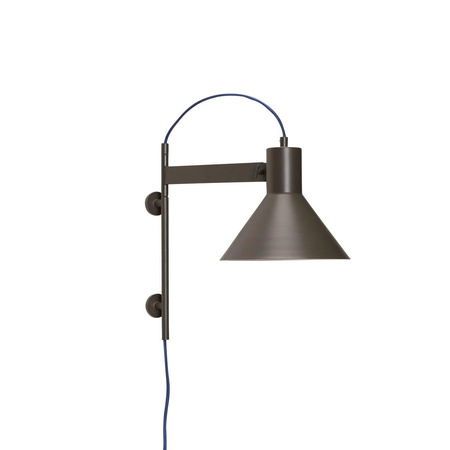 Lampa ścienna Hübsch STUDIO brązowa