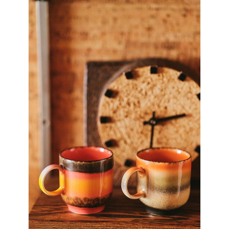 70`S kubek do kawy HKLIVING ROBUSTA wielokolorowy