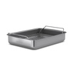Professional roasting pan with rack 30x22 cm ceramic Slip-Let® coating