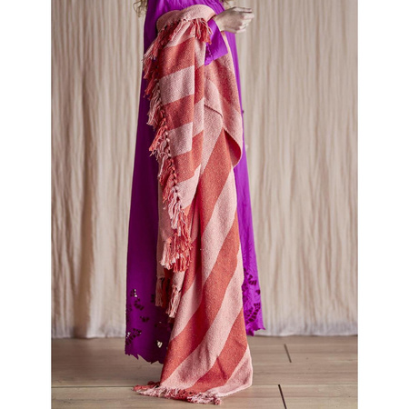 Pled Bloomingville FRELLO pomarańczowy