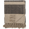 Temi Throw, Black, Recycled Cotton