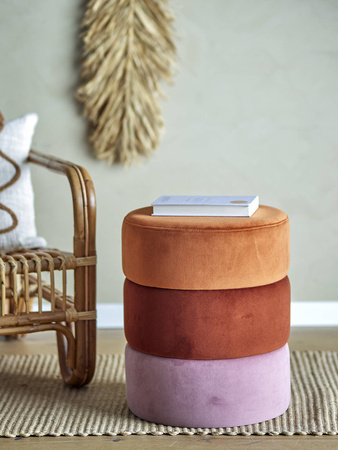 Puf Bloomingville BILBAO pomarańczowy