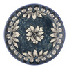 Karlie Plate, Blue, Stoneware