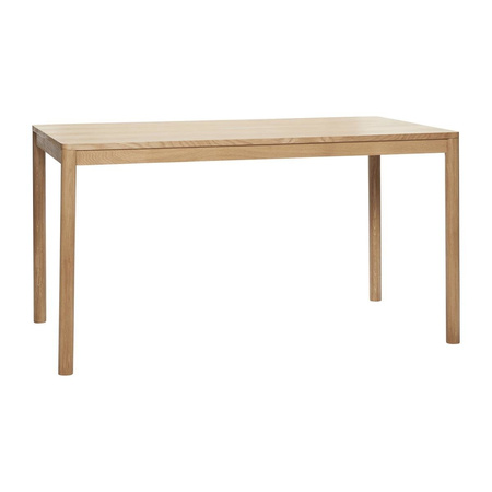 HÜBSCH oak table 140 cm natural