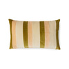 Striped velvet cushion Fields (60x35cm)