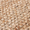 Round woven hemp rug (250x250cm)
