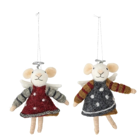 Peo Ornament, Red, Wool