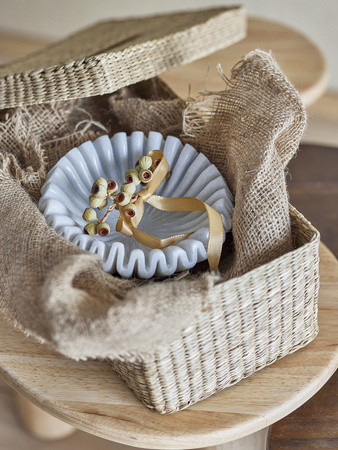 Miska Bloomingville HARMONIA biała