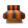 Outdoor daybed teak, retro