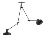 Lampa wisząca Grupa Arigato C2 Long czarna