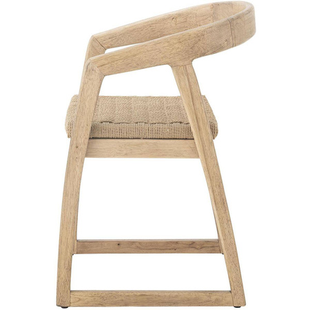 Serrone Dining Chair, Nature, Rubberwood