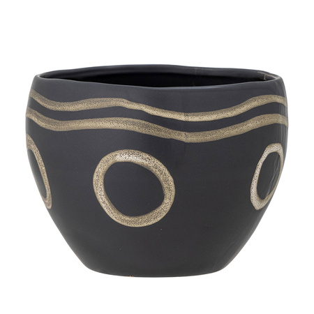 BLOOMINGVILLE MAGNUS flowerpot black