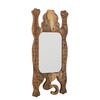 Marga Wall Mirror, Brown, Acacia