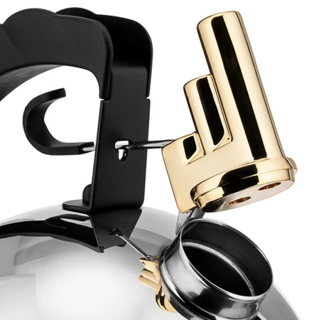 Kettle with brass whistle ALESSI 9091