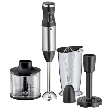 WMF KULT X silver hand blender with accessories