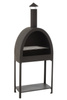 J-line black garden grill/fire pit