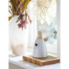 Ruth Deco w/Light, White, Stoneware
