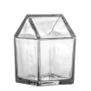 Elius Jar w/Lid, Clear, Recycled Glass