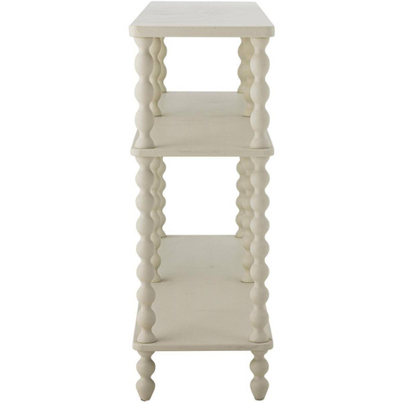 Salino Console Table, White, Rubberwood