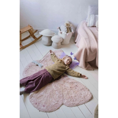 Dywan bawełniany Lorena Canals ANIMAL RUGS różowy 120 x 90 cm