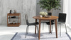 Dining table #120 SKOVBY brown black