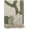 Dalmine Throw, Green, Recycled Cotton