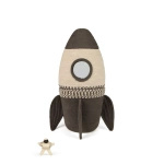 Kosz Lorena Canals I WANT TO BE AN ASTRONAUT beżowy
