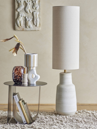 Lampa podłogowa Bloomingville LINETTA biała