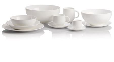 Okrągły spodek pod filiżanki do espresso Alessi All-Time biały
