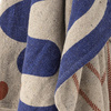 Eviaya Throw, Blue, Recycled Cotton