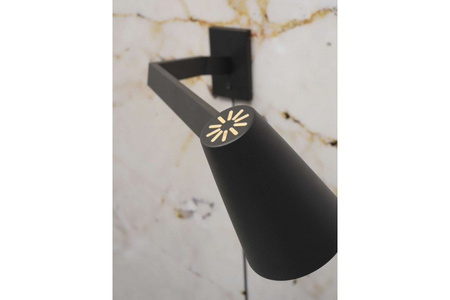 Lampa ścienna It's About RoMi BIARRITZ duża czarna