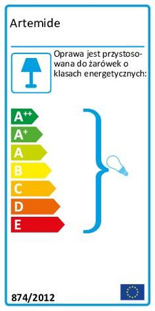 ARTEMIDE Tolomeo Pinza Micro blue lamp