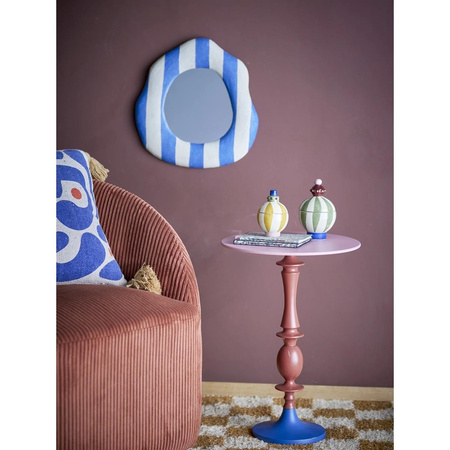 Annan Side Table, Red, Aluminum