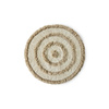 Round bath mat cream (80x80cm)