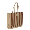 Bergamo Shopping Bag, Brown, Jute