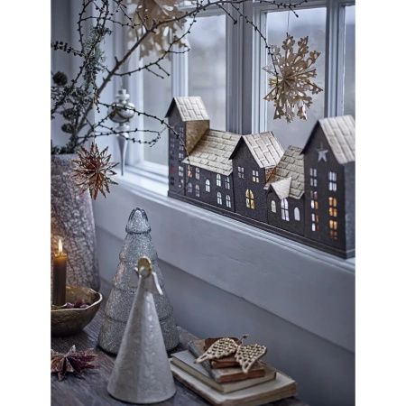 Emilius Deco Tree, Silver, Recycled Glass