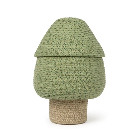 Kosz Lorena Canals TREE zielono beżowy